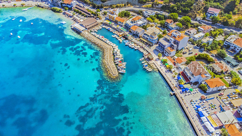 Karaburun izmir土耳其鸟瞰图